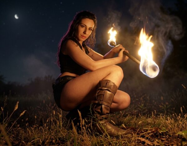 Blue Lady Fire wedding